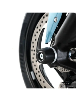 Slidery przedniego zawieszenia R&G Racing BMW F 900 R (20-)/ XR (20-25) z rolkami APEX Cotton Reels czarne