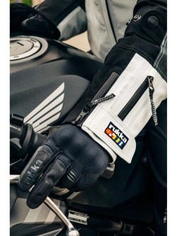 Rękawice motocyklowe damskie tekstylne ToureRina czarne