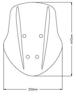 Owiewka PUIG Naked New Generation Ducati Diavel 1260/ S (19-23) mocno przyciemniana