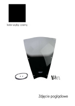 Szyba motocyklowa MRA Touring "T" Triumph Sprint ST 1050 (05-) czarna