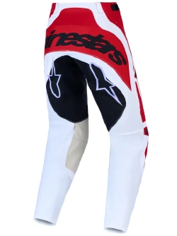 Spodnie cross Alpinestars MX Techstar Maven czarno-biało-czerwone