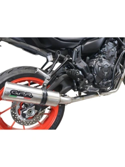 Pełny układ wydechowy G.P.R M3 Inox Yamaha MT-07 (21-24) [z homologacją]