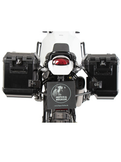 Zestaw: kufry boczne + stelaże Hepco&Becker Xplorer Cutout Ducati Desert X Rally (24-) czarne