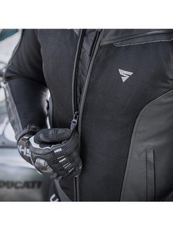 Kurtka motocyklowa Shima Piston czarna
