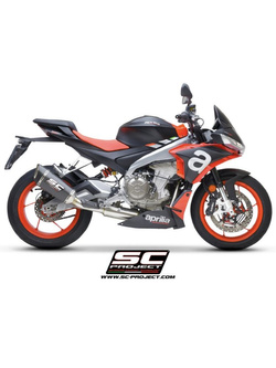 Pełny układ wydechowy SC-Project SC1-R Aprilia Tuono 660 (21-) włókno węglowe