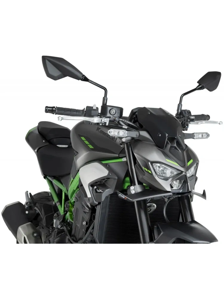 Przednie spoilery Puig Kawasaki Z900/ SE (25-) czarne matowe