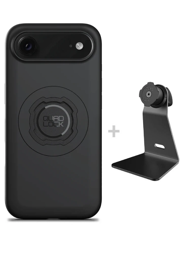 Zestaw na biurko: etui MAG na telefon iPhone 17 Air (magnetyczne) oraz uchwyt Quad Lock