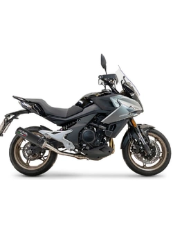 Tłumik motocyklowy G.P.R M3 Black Titanium CF Moto 700 MT (23-24) E5 tytanowy [bez homologacji]