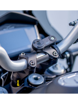 Zestaw na motocykl: uniwersalny uchwyt na telefon SPC+ (magnetyczny) + uchwyt na kierownicę Sp Connect Moto 