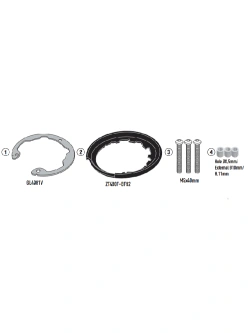 Mocowanie do tankbagów GIVI Tanklock, TanklockED CF Moto 700 CL-X Heritage (21-)
