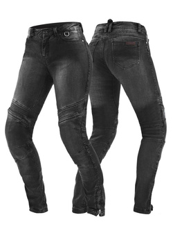 Jeansy motocyklowe damskie Shima Jess czarne