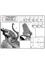 Mocowanie GIVI do szyb 307A/ 308A Honda SH 300i [07-10]