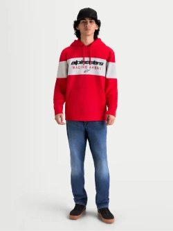Bluza z kapturem Alpinestars Cubic czerwona