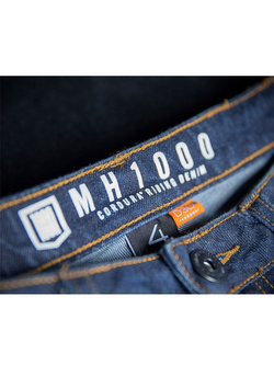 Jeansy motocyklowe damskie Icon MH1000 niebieskie