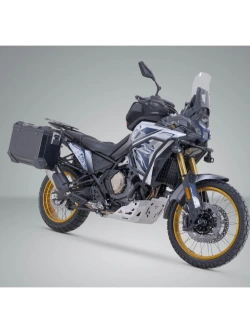Zestaw: kufry boczne + stelaże Pro TRAX ADV SW-Motech Voge DSX 800 Rally (25-) czarne [poj.: 45 + 37l]