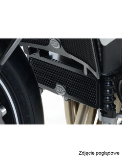 Osłona chłodnicy oleju R&G Racing Triumph Speed Triple (11-)/ R (11-18)/ S (16-18)/ RS (18-20) tytanowa