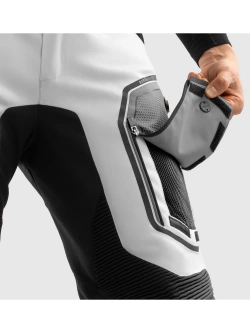 Spodnie motocyklowe tekstylne Rebelhorn Borg II czarno-szare