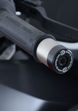 Koncówki kierownicy motocyklowej R&G Racing BMW K 1600 GT SE (17-18) srebrno-czarne