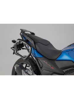 Zestaw: kufry boczne + stelaże PRO ABS Aero System Sw-Motech do Honda NC750X (16-20)/NC750S (16-22) [pojemność: 2 x 25 L]