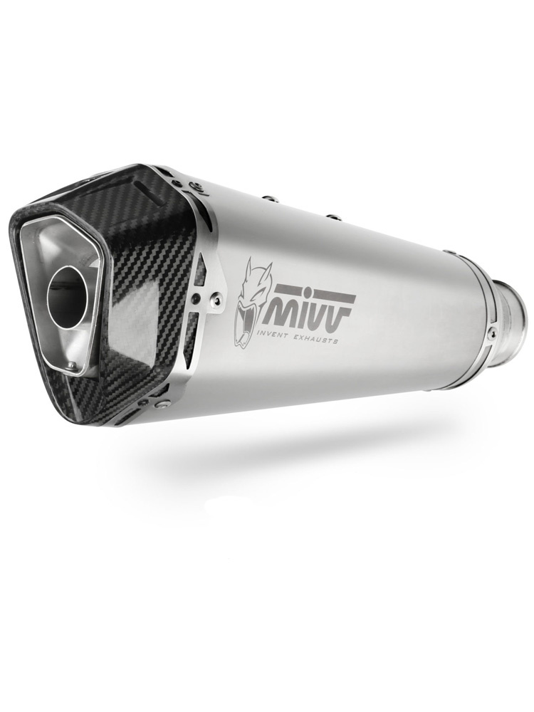 Pełny układ wydechowy (Delta Race) MIVV do Suzuki GSX-R 125 / GSX-S 125 (17-20) srebrny