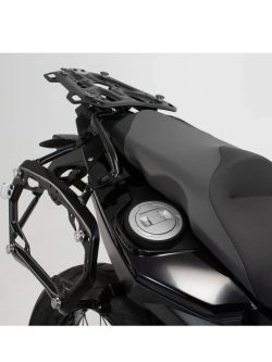 Zestaw: kufry boczne DUSC M i L + kufer centralny DUSC XL + stelaże SW-Motech BMW F 800/ 700/ 650 GS (07-18) [poj.: 33 + 41 + 55l]