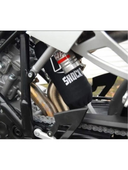 Osłona amortyzatora R&G do KTM 950 Supermoto R (wszystkie roczniki) czarna (95 X 1275)