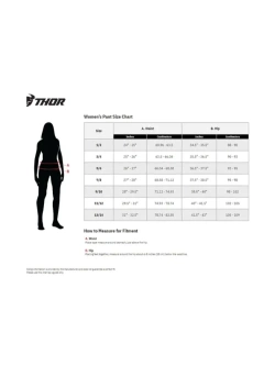 Spodnie cross damskie Thor Sportmode Velocity czarno-fioletowe