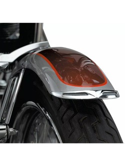 Ozdobna końcówka przedniego błotnika Kuryakyn Harley Davidson (wybrane modele) chromowana
