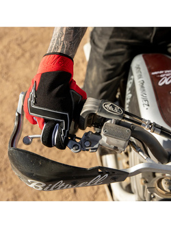 Rękawice cross Biltwell Baja czerwono-czarne
