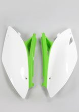 Osłony boczne tylne UFO do Kawasaki KXF 450 (09-11) białe