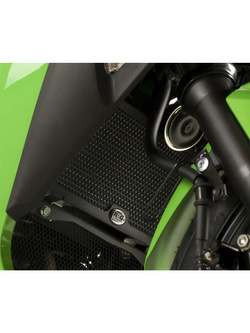 Osłona chłodnicy R&G Racing Kawasaki NInja 250 (08-17)/ 300 (12-20)/ Z 250 (13-18) zielona