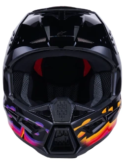 Kask enduro Alpinestars SM3 Force czarno-różowo-pomarańczowy