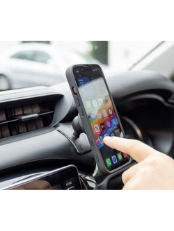 Zestaw do samochodu: etui na telefon iPhone 15 Plus + mocowanie Quad Lock