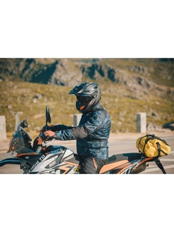 Kask adventure Nexx X.Lifecountry Terra szaro-czarno-czerwony matowy