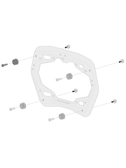 Zestaw: kufry boczne + stelaże EVO ABS ® Aero System Sw-Motech do YAMAHA MT-07 Tracer (16-23) / Tracer 700 RM30 / Tracer 7 (21-) [pojemność: 2 x 25 L]