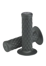 Manetki motocyklowe Biltwell Thruster TPV do kierownic o średnicy 22 [mm] szare