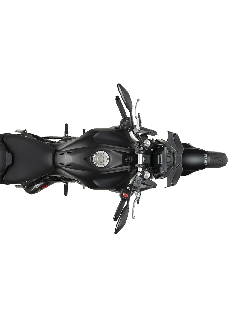 Przednie spoilery Puig Yamaha MT-07/Y-AMT (25-) czarne matowe
