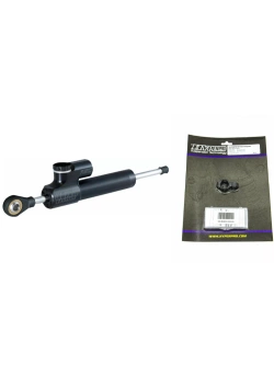 Zestaw: amortyzator skrętu progresywny Hyperpro RSC [75 mm] + zestaw mocujący BMW F 900 XR (20-25) czarny