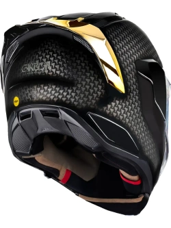Kask integralny Icon Ultraflite Carbon MIPS czarno-złoty