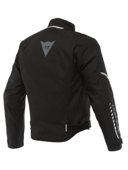 Kurtka motocyklowa tekstylna Dainese Veloce D-Dry czarno-szaro-biała