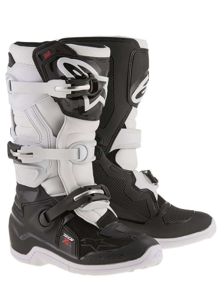 Buty enduro dziecięce Alpinestars Tech 7S czarno-białe