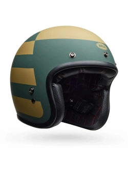 Kask otwarty Bell Custom 500 niebiesko-żółty matowy