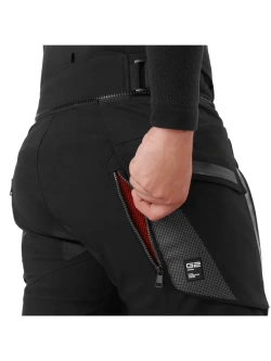 Spodnie motocyklowe tekstylne Shima Hero 3.0 szaro-czerwone
