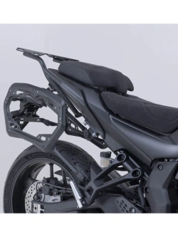Zestaw: kufry boczne + stelaże PRO TRAX ADV SW-Motech Yamaha Tracer 7/ GT (RM55, RM56) (25-) srebrne [poj.: 2 x 37 L]