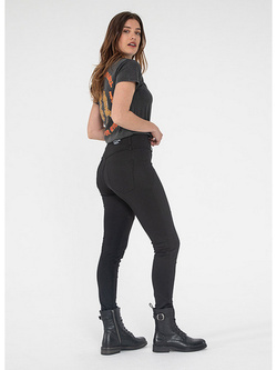 Legginsy motocyklowe damskie John Doe Jeggy Monolayer czarne