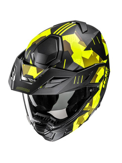Kask szczękowy HJC I80 Roki czarno-żółty