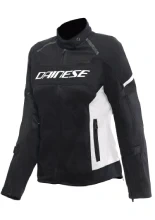 Kurtka motocyklowa damska tekstylna Dainese Air Frame 3 Tex czarno-biała