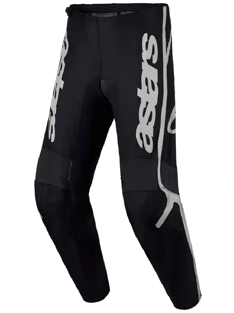Spodnie cross Alpinestars MX Fluid Apex V2 czarno-srebrne