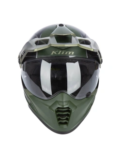 Kask adventure Klim Krios Pro Echo czarno-zielony matowy
