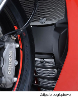 Osłona chłodnicy R&G aluminiowa do Ducati Supersport (S) '17-'20 & Supersport 950 S (21-) czerwona